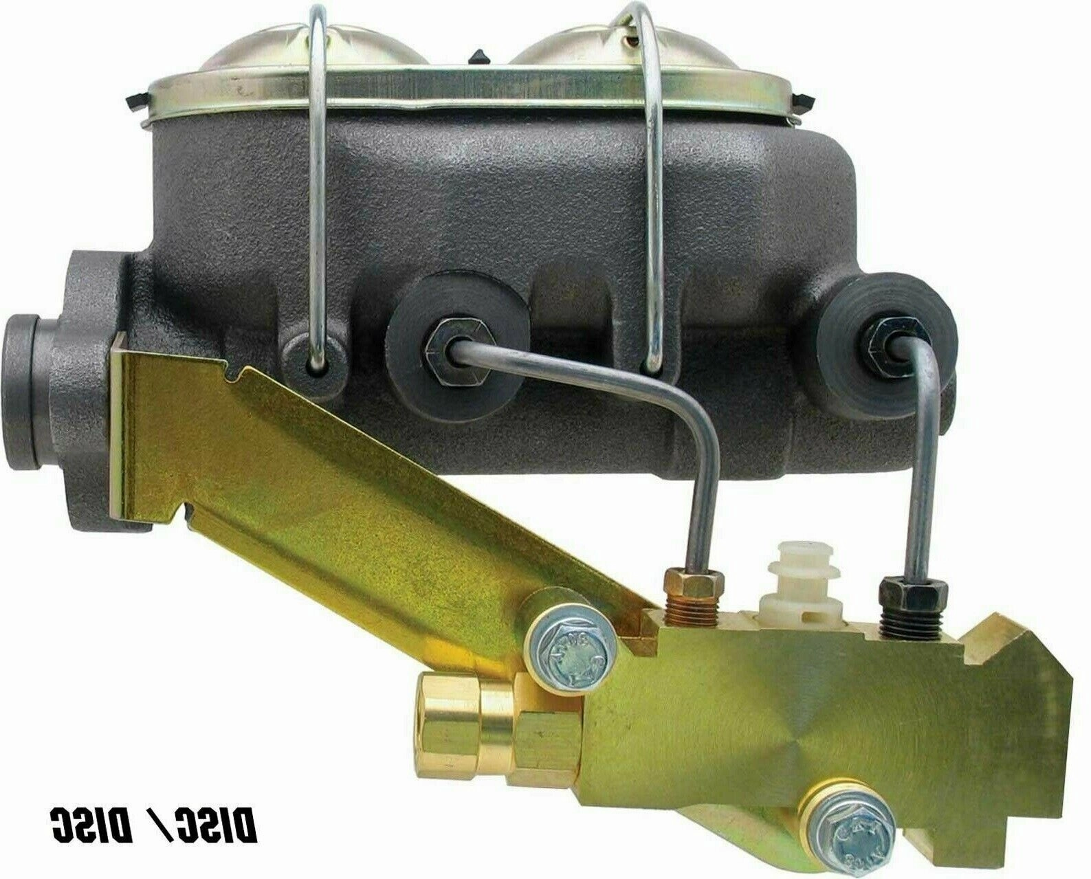 Universal Master Cylinder 1-1-8" Bore, Disc Disc Proportioning Valve Kit