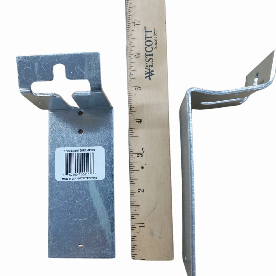 Vertical T-Post Bracket - 2"